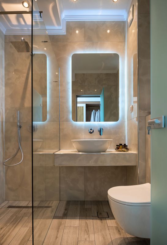 Backlit Mirrors and Vanity Areas